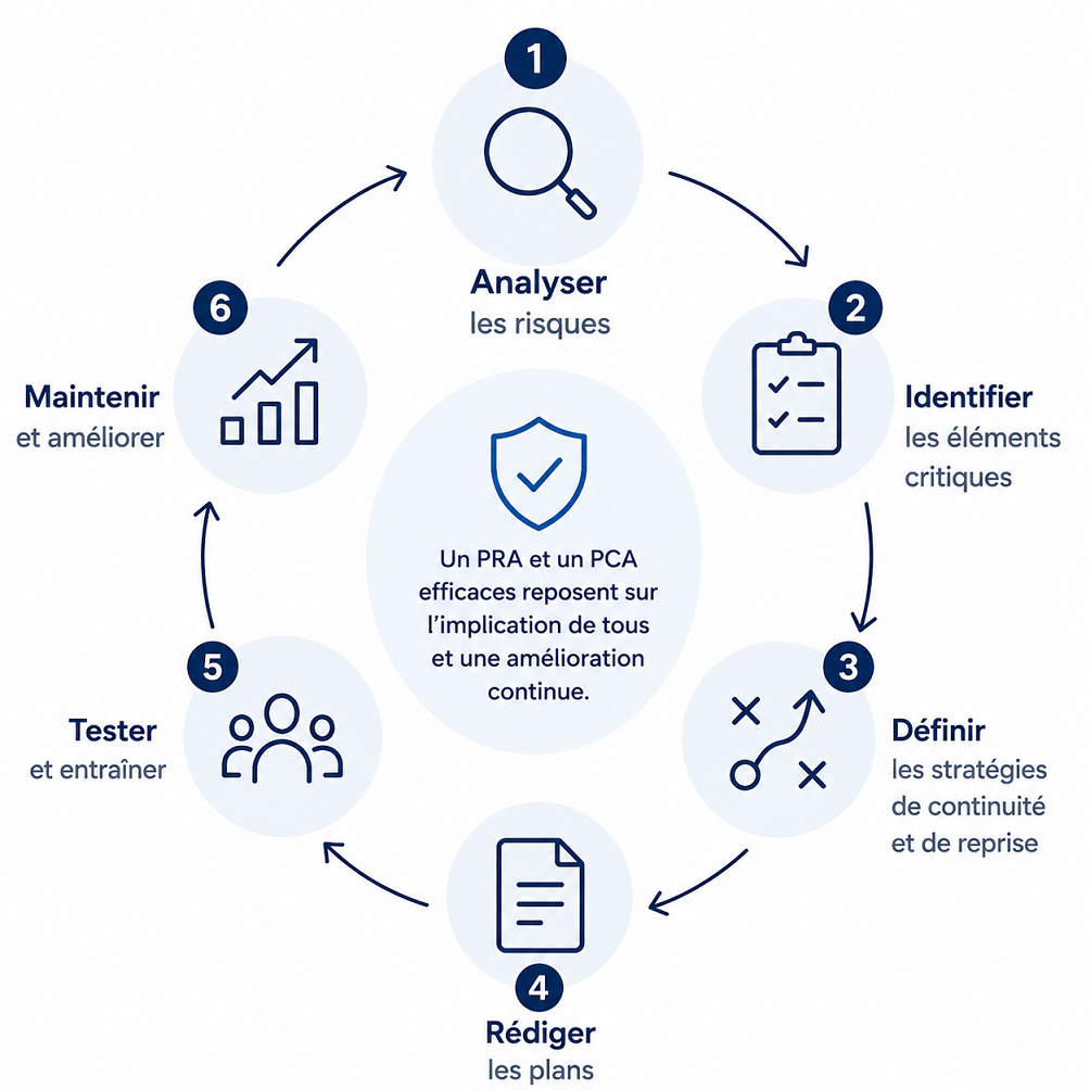 construire ces deux plans PCA et PRA